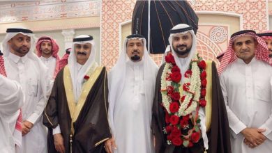 صورة مشهور يحتفي بزواج ابنه فؤاد  أخبار السعودية