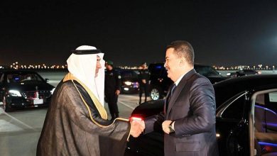 صورة بعد مشاركته في القمة العربية الـ 32.. رئيس الوزراء العراقي يغادر جدة  أخبار السعودية