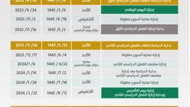 صورة التعليم: التقويم الدراسي الجديد يشتمل على 3 فصول دراسية.. وعدد أيام الإجازة الصيفية 68 يوماً  أخبار السعودية