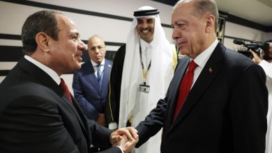 صورة السيسي وأردوغان يتفقان على البدء الفوري في رفع مستوى العلاقات الدبلوماسية وتبادل السفراء