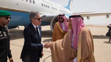 صورة وزير الخارجية الأمريكي يصل الى الرياض  أخبار السعودية