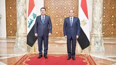 صورة السيسي: مصر حريصة على أمن واستقرار العراق  أخبار السعودية