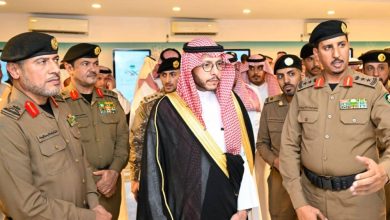 صورة محافظ الطائف يتفقد مركز الضبط الأمني في «البهيتة»  أخبار السعودية