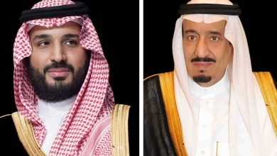 صورة خادم الحرمين وولي العهد يهنئان أمير دولة قطر بذكرى توليه مهام الحكم  أخبار السعودية