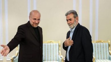 صورة الجهاد يكشف تفاصيل لقاء النخالة ورئيس البرلمان الإيراني