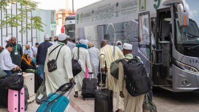 صورة ضيوف برنامج خادم الحرمين يغادرون للمدينة  أخبار السعودية