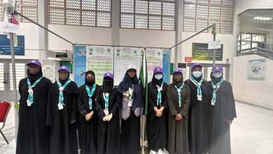 صورة الفريق النسائي لكشافة شباب مكة يقدم جهودا متميزة في خدمة الحجاج  أخبار السعودية