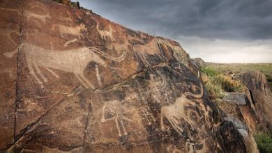 صورة اكتشاف «صور صخرية» بعمر 3 آلاف عام في نهر صيني  أخبار السعودية