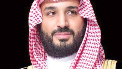 صورة ولي العهد يعزي في وفاة الشيخ راشد  أخبار السعودية