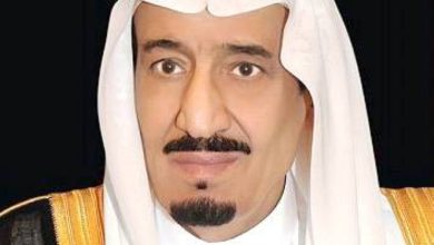 صورة خادم الحرمين يعزي ملك البحرين في وفاة الشيخ راشد بن صباح  أخبار السعودية