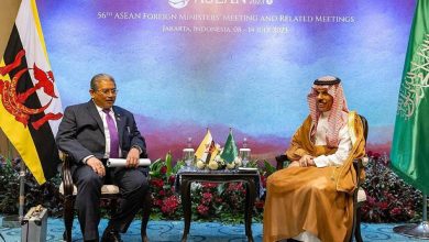 صورة وزير الخارجية يلتقي وزير الخارجية الثاني في بروناي دار السلام  أخبار السعودية