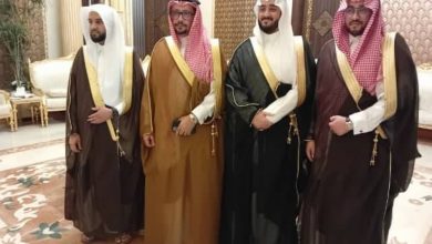 صورة الغامدي والحمدان يحتفلان بزواج سلطان  أخبار السعودية