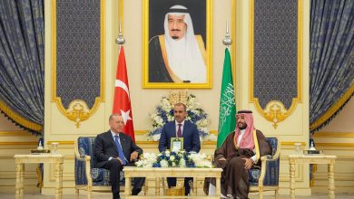 صورة ولي العهد يستقبل الرئيس التركي ويعقدان جلسة مباحثات رسمية