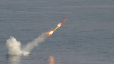 صورة كوريا الشمالية تطلق عدة صواريخ كروز في البحر الأصفر