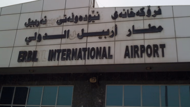 صورة استئناف حركة الطيران في مطاري أربيل والسليمانية