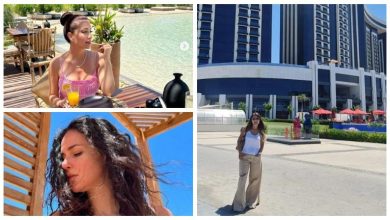 صورة هيفاء وهبي جريئة ونسرين طافش أمام حمام السباحة.. 10 لقطات لنجوم الفن خلال 24 ساعة