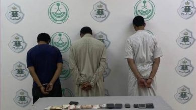 صورة شرطة الجوف تقبض على 3 أشخاص لترويجهم مادة الإمفيتامين المخدر  أخبار السعودية