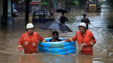 صورة مصرع 29 شخصاً جراء الأمطار الغزيرة في الصين  أخبار السعودية