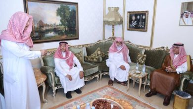 صورة أمراء يواسون أسرة الجميعة في فقيدهم زياد  أخبار السعودية