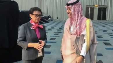 صورة وزير الخارجية يبحث مع نظيرته الإندونيسية دعم جهود تعزيز الأمن والسلم الدوليين  أخبار السعودية