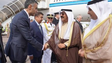 صورة في زيارة رسمية.. ولي عهد الكويت يصل إلى بريطانيا  أخبار السعودية
