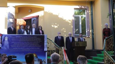 صورة افتتاح مقر سفارة فلسطين في العاصمة الطاجيكية دوشنبيه