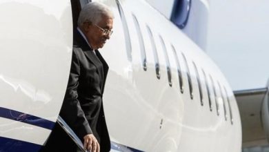صورة الرئيس عباس يصل إلى نيويورك..