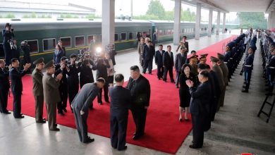 صورة وكالة: زعيم كوريا الشمالية وصل إلى روسيا
