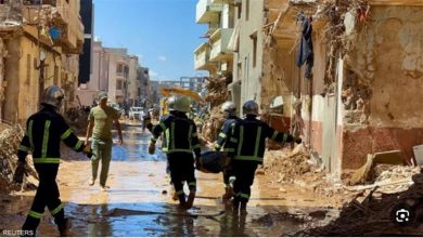 صورة دار الإفتاء الليبية تجيز دفن ضحايا الإعصار دون تغسيل أو تكفين