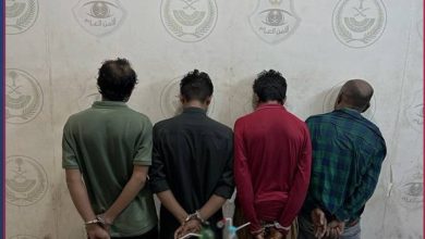 صورة القبض على 4 مقيمين لترويجهم المخدرات في العارضة  أخبار السعودية