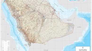 صورة «الجيومكانية» تعلن الخارطة الرسمية للمملكة بالحدود الدولية المعتمدة عبر موقعها الإلكتروني  أخبار السعودية