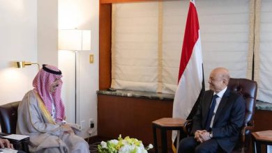 صورة تعزيز العلاقات وتدعيم السلام اليمني في لقاء فيصل بن فرحان والعليمي  أخبار السعودية