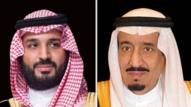 صورة خادم الحرمين الشريفين وولي العهد يُعزيان الرئيس العراقي  أخبار السعودية
