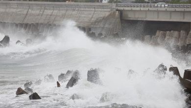 صورة الإعصار “كوينو” يتسبّب في تايوان برياح سرعتها “قياسية” بلغت 95,2 متراً في الثانية