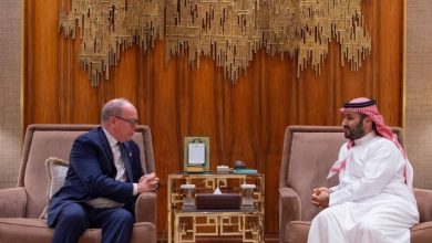 صورة ولي العهد يستعرض العلاقات الثنائية مع أمير موناكو  أخبار السعودية