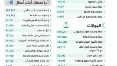 صورة منصة «أبشر» تنفذ أكثر من 3.5 مليون عملية إلكترونية في سبتمبر 2023  أخبار السعودية