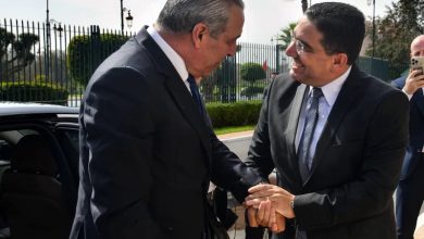صورة تفاصيل لقاء حسين الشيخ مع وزير الخارجية المغربي