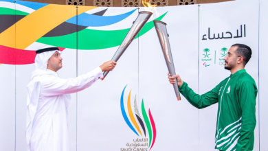صورة محافظ الأحساء يتسلَّم شعلة الألعاب السعودية 2023