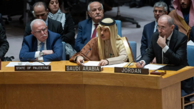 صورة وزير الخارجية يشارك في جلسة مجلس الأمن بشأن الوضع في الشرق الأوسط