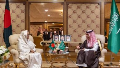 صورة وزير الخارجية يلتقي رئيسة وزراء جمهورية بنغلاديش  أخبار السعودية