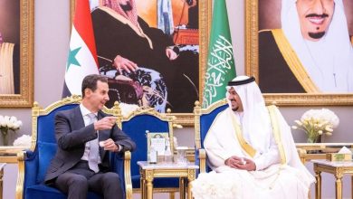 صورة الرئيس السوري يصل الرياض وفي مقدمة مستقبليه نائب أمير منطقة الرياض  أخبار السعودية