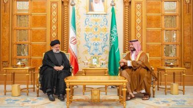 صورة ولي العهد يبحث مع الرئيس الإيراني تطورات الأوضاع في غزة  أخبار السعودية