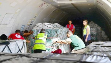 صورة الطائرة السعودية السادسة تصل مطار العريش لإغاثة الشعب الفلسطيني في غزة  أخبار السعودية