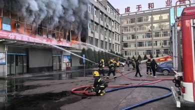 صورة تفحم 11 شخصا وإصابة 51 في حريق مبنى بلوليانغ الصينية  أخبار السعودية
