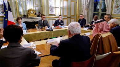 صورة اللجنة الوزارية العربية  الإسلامية تعقد اجتماعاً رسمياً مع الرئيس الفرنسي  أخبار السعودية