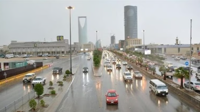 صورة أمطار رعدية على معظم مناطق المملكة.. الدفاع المدني يدعو إلى الحيطة