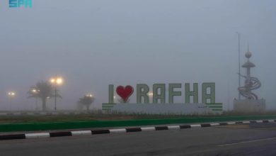 صورة الضباب الكثيف يخيّم على أجواء محافظة رفحاء