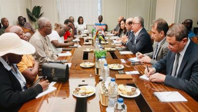 صورة رئيس اقتصادية قناة السويس يبحث التعاون مع وفد هيئة موانئ ومرافئ غانا