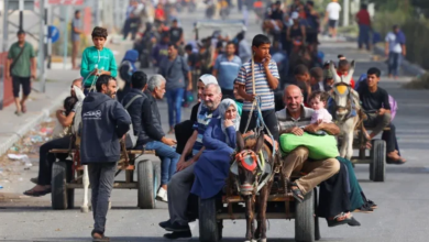 صورة الغارديان: أوامر الإخلاء المتكررة بغزة تكشف ضعف استراتيجية “إسرائيل”