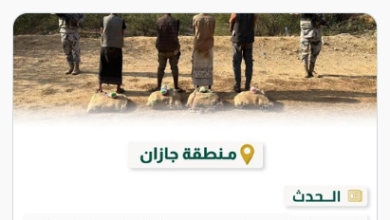 صورة حرس الحدود بجازان يقبض على 4 مخالفين لتهريبهم 80 كيلوجرامًا من نبات القات المخدر